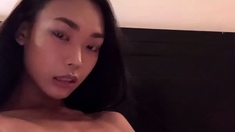 Sexy Asian Ladyboy Masturbating