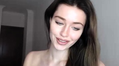 Hottest brunette solo webcam masturbation 2