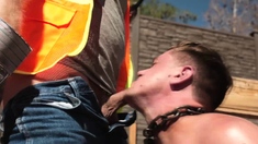 Joey Wilcox fucked by construction worker Brogan